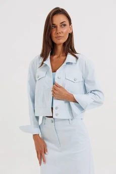 Костюм с юбкой 1178 голубой V&N fashion