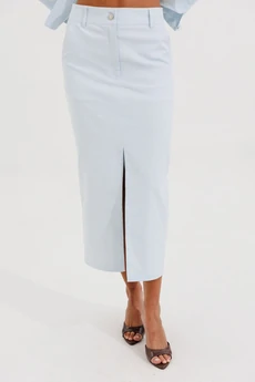 Костюм с юбкой 1178 голубой V&N fashion