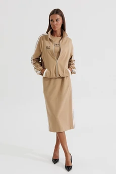 Бомбер 1183 бежевый V&N fashion