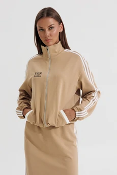 Бомбер 1183 бежевый V&N fashion