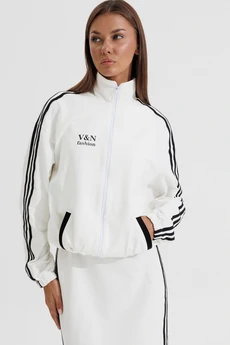Бомбер 1183 белый V&N fashion