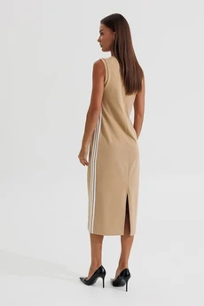 Костюм с платьем 1184 бежевый V&N fashion