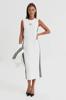 Костюм с платьем 1184 белый V&N fashion