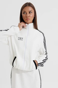 Костюм с платьем 1184 белый V&N fashion