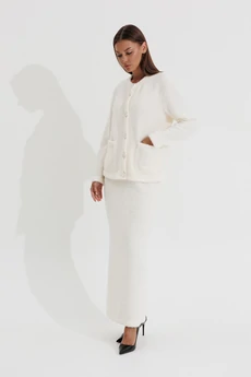 Костюм с юбкой 1187 молоко V&N fashion