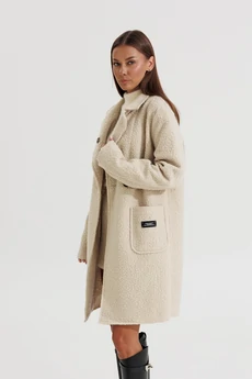 Пальто 1197 бежевый V&N fashion