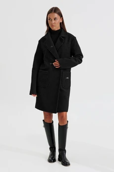 Пальто 1197 черный V&N fashion