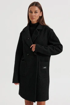 Пальто 1197 черный V&N fashion