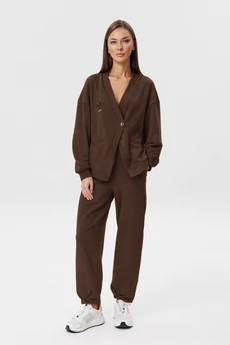 Костюм брючный 1201 шоколад V&N fashion