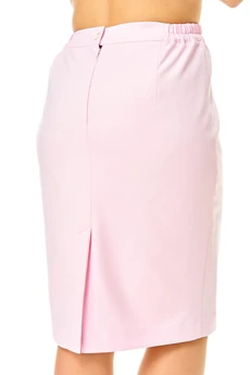 Костюм с юбкой 1247 розовый + однотон VI ORO