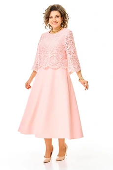 Платье 1253 пудра VI ORO