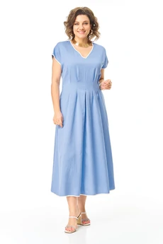 Платье 1258 голубой VI ORO