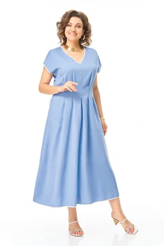 Платье 1258 голубой VI ORO