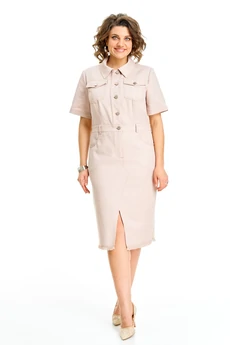 Платье 1259 бежевый VI ORO