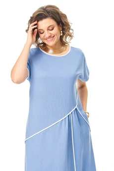 Платье 1260 голубой VI ORO