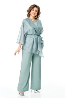 Костюм брючный 1262 ментол VI ORO