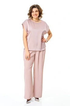 Костюм брючный 1262 пыльная роза VI ORO