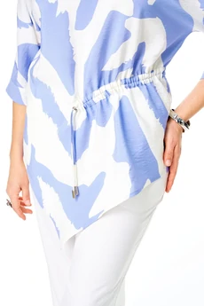 Костюм брючный 1264-1 облака+молоко VI ORO