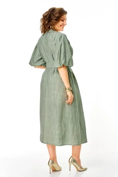 Платье 1275 оливка VI ORO