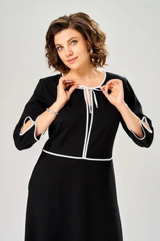 Платье 1292 черный VI ORO