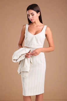 Костюм с юбкой 2665 VIOLA STYLE