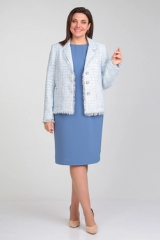 Костюм с платьем 5496 VIOLA STYLE