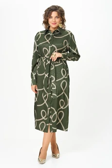 Платье 123 оливковый VIPPRIMO