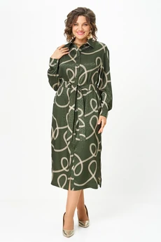 Платье 123 оливковый VIPPRIMO