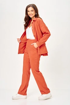 Костюм брючный 125 терракот VIPPRIMO