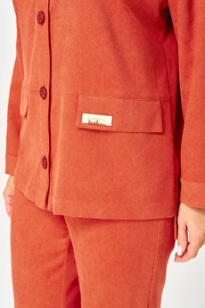 Костюм брючный 125 терракот VIPPRIMO