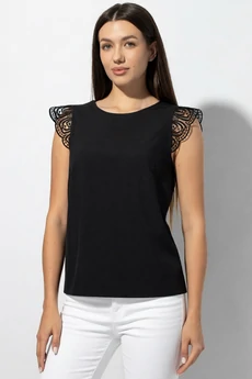 Блузка 673 черный VIZAVI TEKSTIL