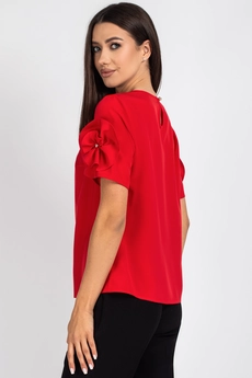 Блузка 722 красный VIZAVI TEKSTIL