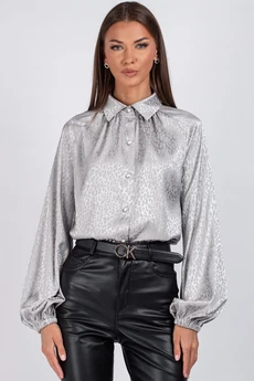 Блузка 742 серый VIZAVI TEKSTIL