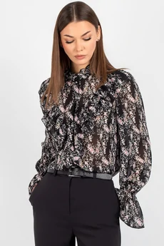 Блузка 744 цветы VIZAVI TEKSTIL