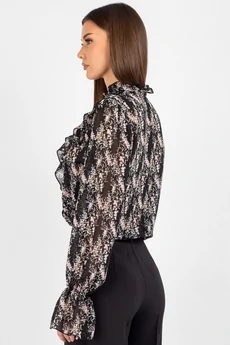 Блузка 744 цветы VIZAVI TEKSTIL