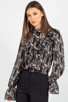 Блузка 744 цветы VIZAVI TEKSTIL
