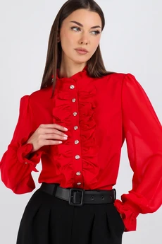 Блузка 750 красный VIZAVI TEKSTIL