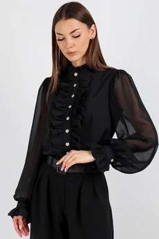 Блузка 750 черный VIZAVI TEKSTIL