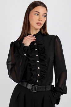 Блузка 750 черный VIZAVI TEKSTIL