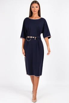 Платье 804 синий VIZAVI TEKSTIL