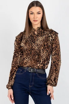 Блузка 815-1 леопард VIZAVI TEKSTIL