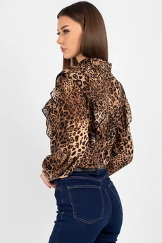 Блузка 815-1 леопард VIZAVI TEKSTIL