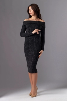 Платье 825 черный VIZAVI TEKSTIL