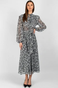 Платье 833 черно-белый VIZAVI TEKSTIL