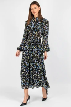 Платье 833-1 цветы VIZAVI TEKSTIL