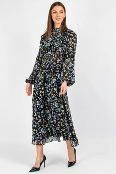 Платье 833-1 цветы VIZAVI TEKSTIL