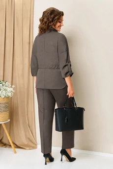 Костюм брючный 1398 светлый шоколад VOLNA