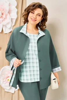 Костюм брючный 1427 мята VOLNA