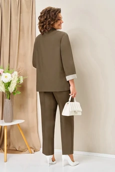 Костюм брючный 1435 светло-коричневый VOLNA