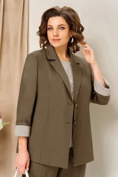 Костюм брючный 1435 светло-коричневый VOLNA